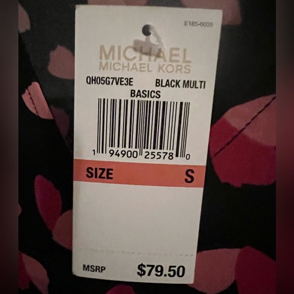 Michael Kors, woman’s shirt , red heart pattern open sleeves in small. NWT - Picture 3 of 3